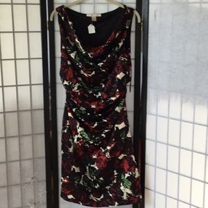 Sexy silky evening dress